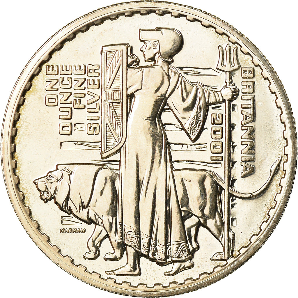 Coin, Great Britain, Elizabeth II, 2 Pounds, 2001, British Royal Mint, MS(63)
