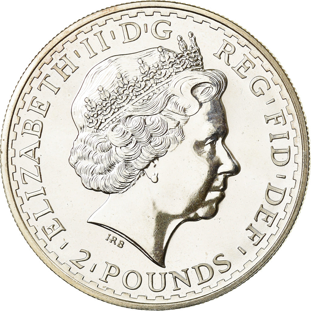 Coin, Great Britain, Elizabeth II, 2 Pounds, 2001, British Royal Mint, MS(63)