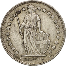 Switzerland, 1/2 Franc, 1950, Bern, EF(40-45), Silver, KM:23