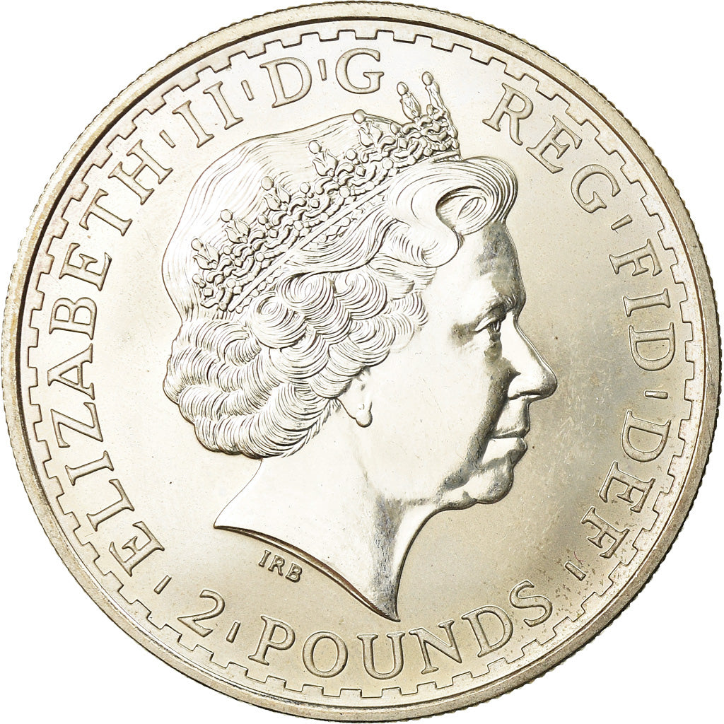 Coin, Great Britain, Elizabeth II, 2 Pounds, 2000, British Royal Mint, Proof