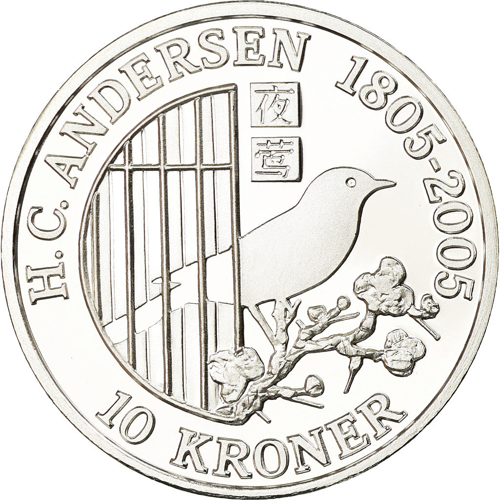 Coin, Denmark, Margrethe II, 10 Kroner, 2007, Copenhagen, Proof, MS(65-70)