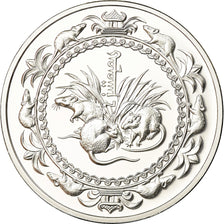 Moneta, Mongolia, 500 Tugrik, 2008, Proof, FDC, Argento, KM:213a