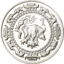 Moneta, Mongolia, 500 Tugrik, 2007, Proof, FDC, Argento, KM:322