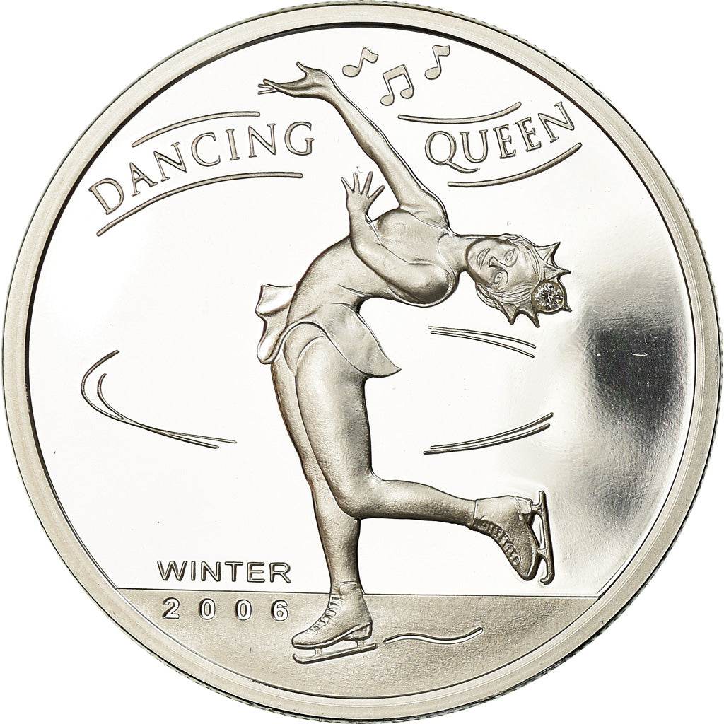 Moneta, Mongolia, Dancing Queen, 500 Tugrik, 2006, Proof, FDC, Argento