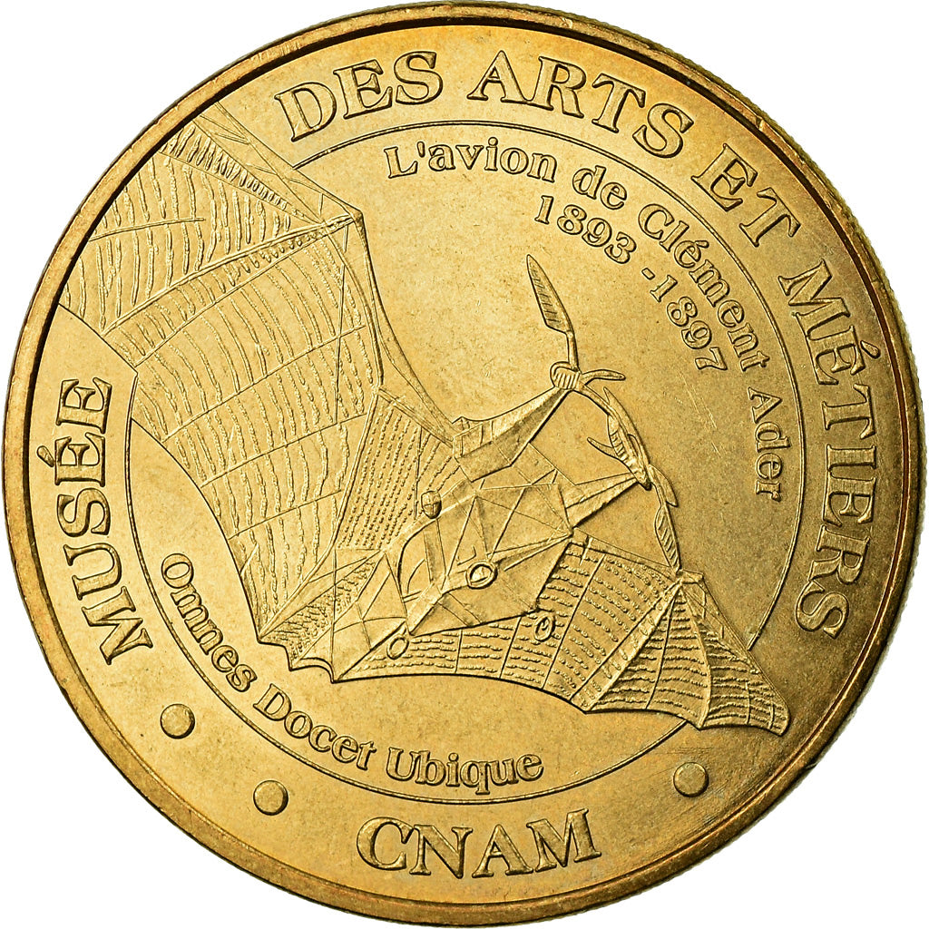 Frankrijk, Token, Toeristisch fiche, Paris - Musée des Arts et métiers - Avion