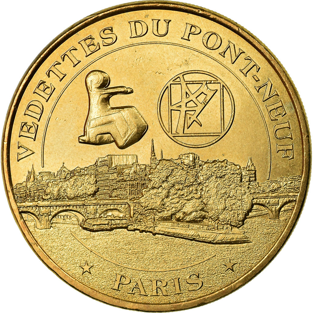 Francja, Token, Żeton turystyczny, Paris - Vedettes du Pont  Neuf n°9, Sztuka