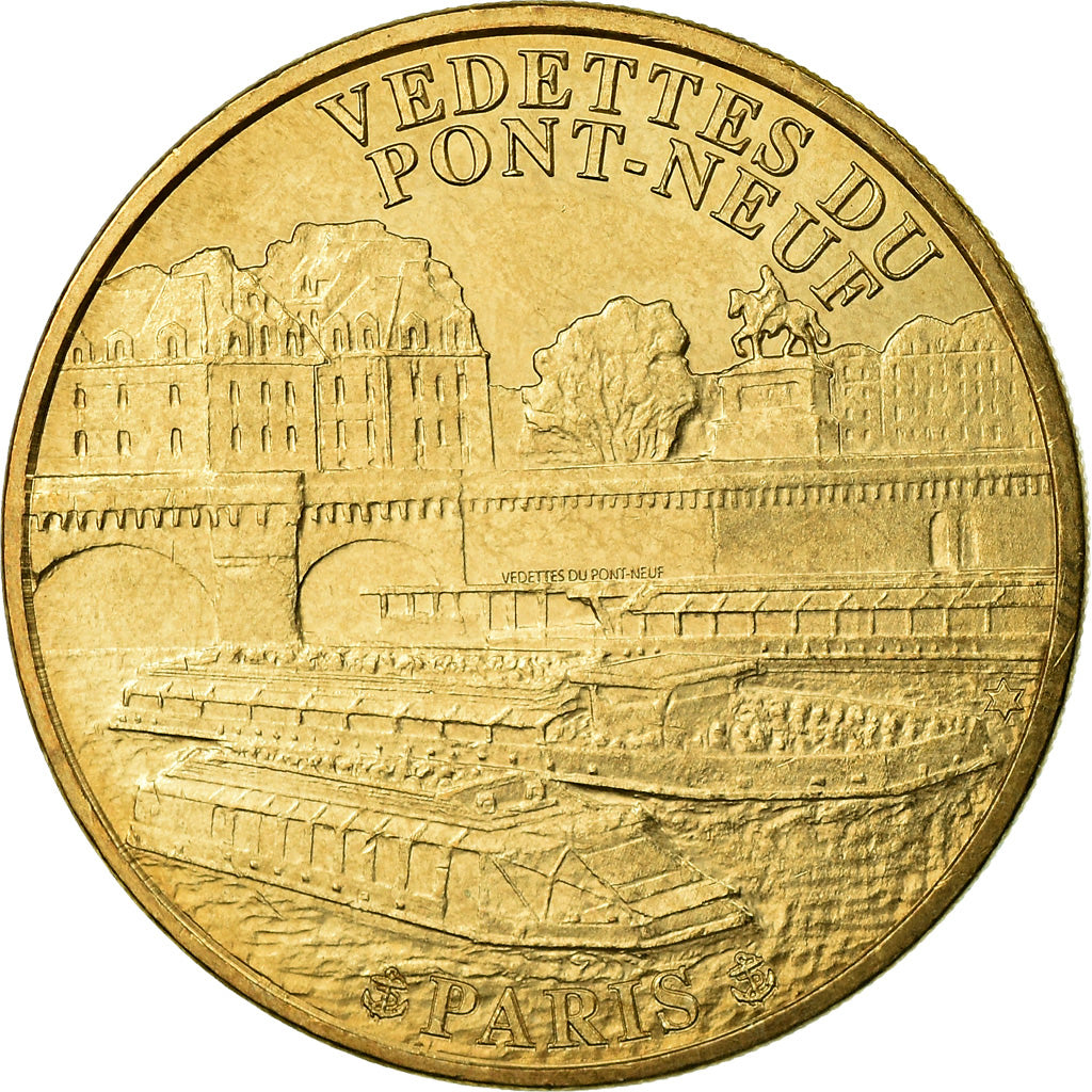 France, Jeton, Jeton Touristique, Paris - vedettes du Pont Neuf n°8, Arts &