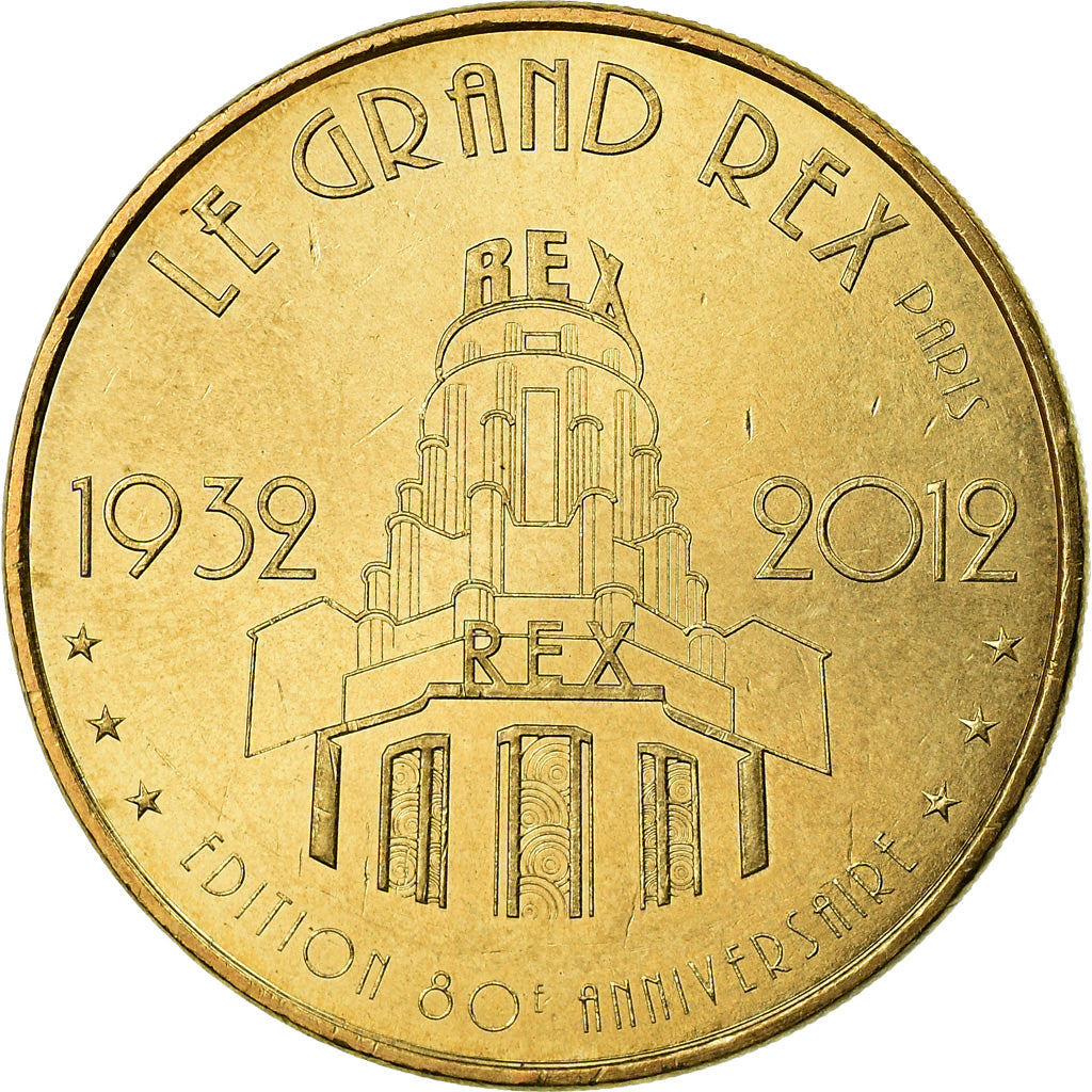 Francia, Token, Touristic token, 75/ Paris - Le Grand Rex, Arts & Culture, 2012