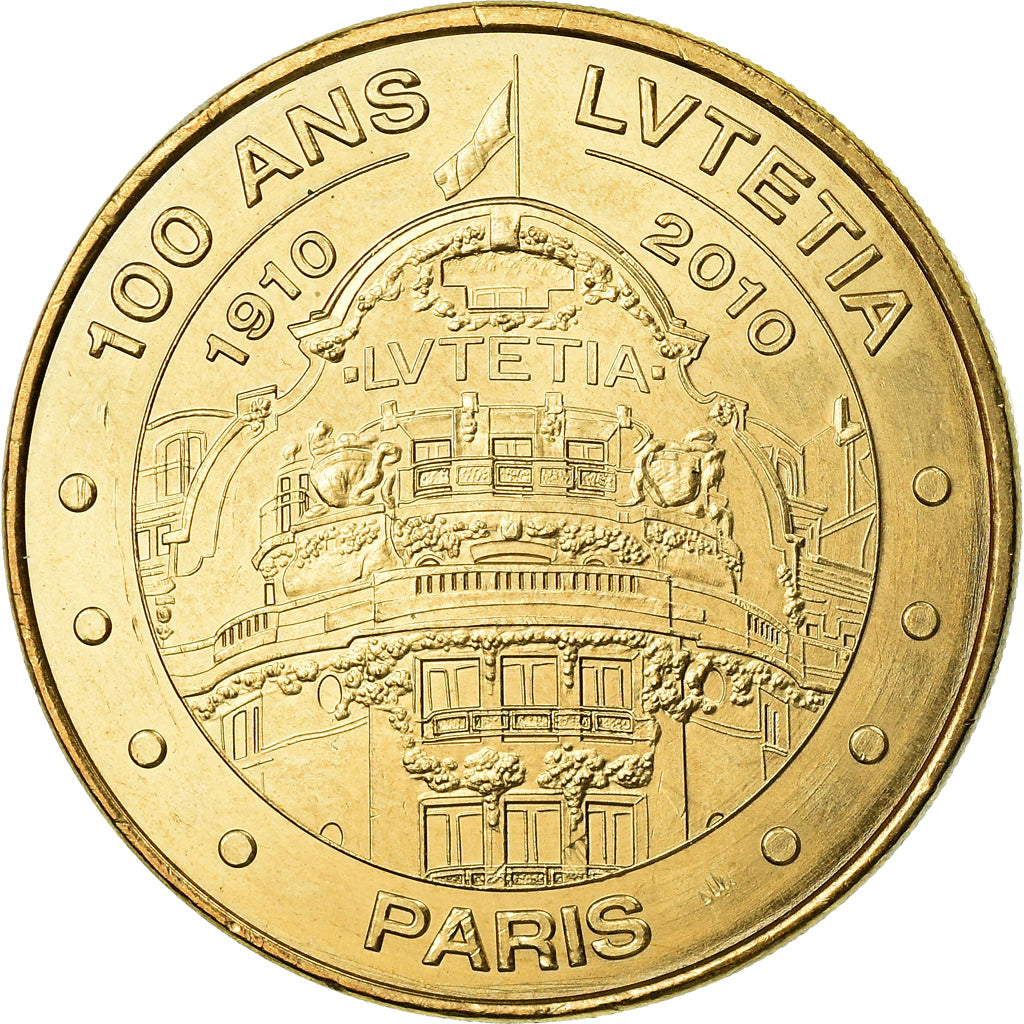 Francja, Token, Żeton turystyczny, Paris - Hôtel Lutetia 100 ans, Sztuka i