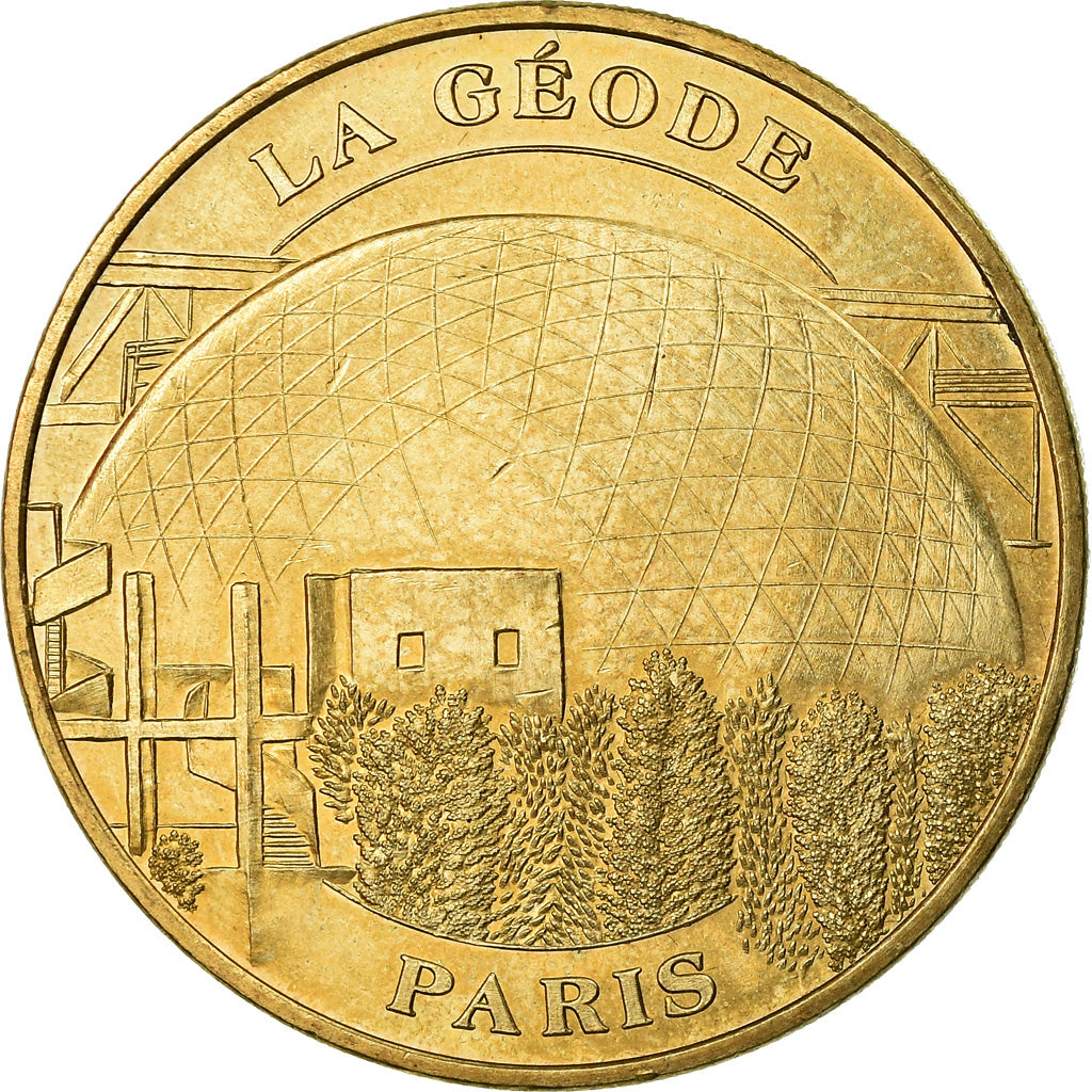 France, Token, Touristic token, Paris - La Géode n°3, Arts & Culture, 2007