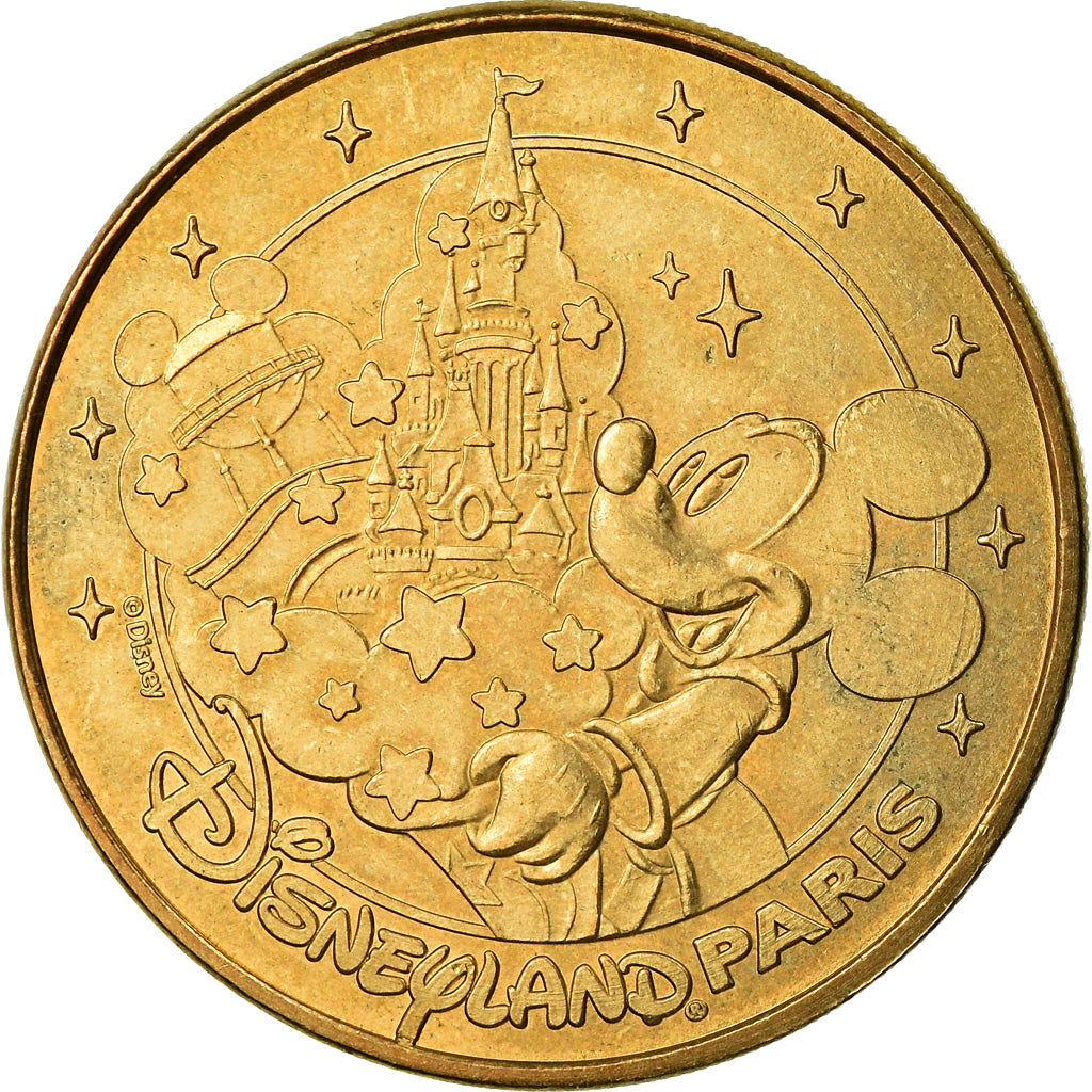 Frankreich, Token, Touristic token, Disneyland n°22 - Mickey Sorcier, Arts &