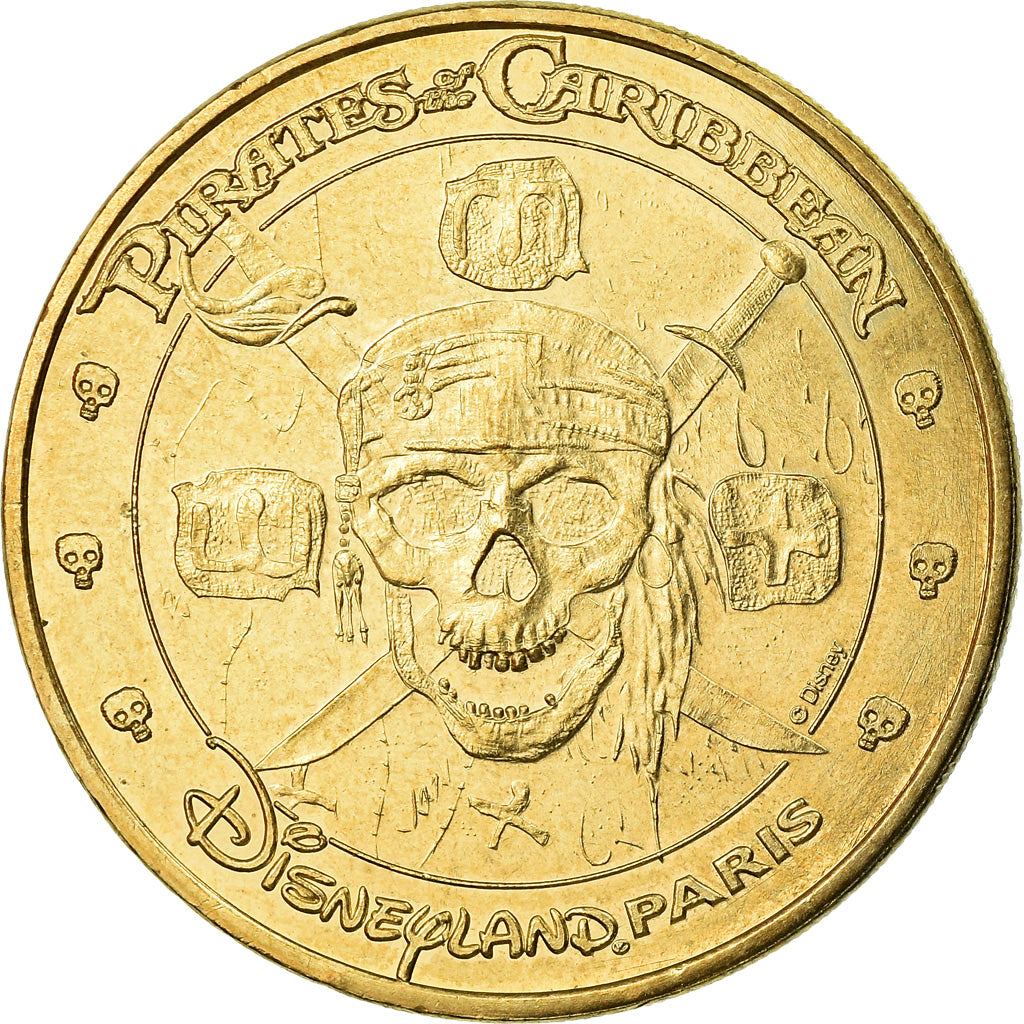 France, Token, Touristic token, Disneyland n°27 - Pirates of the Caribbean