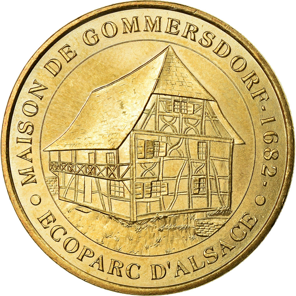 France, Token, Touristic token, Ungersheim - Maison de Gommersdorf - Ecoparc