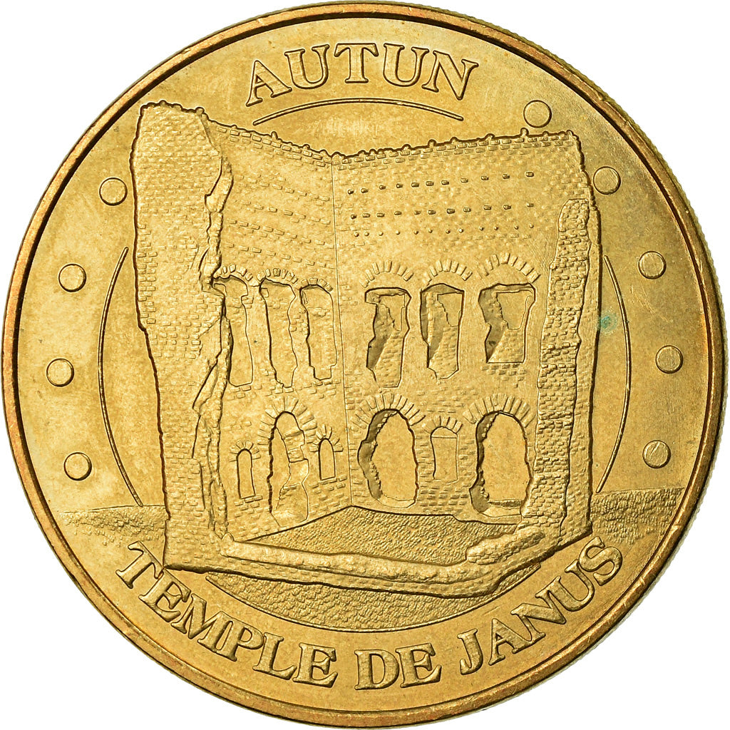 France, Token, Touristic token, 71/ Autun - Temple de Janus, Arts & Culture