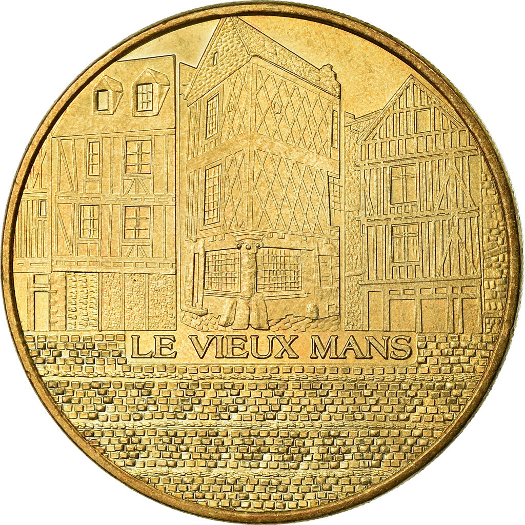 France, Jeton, Jeton Touristique, Le Mans - Le vieux Mans, Arts & Culture, 2010