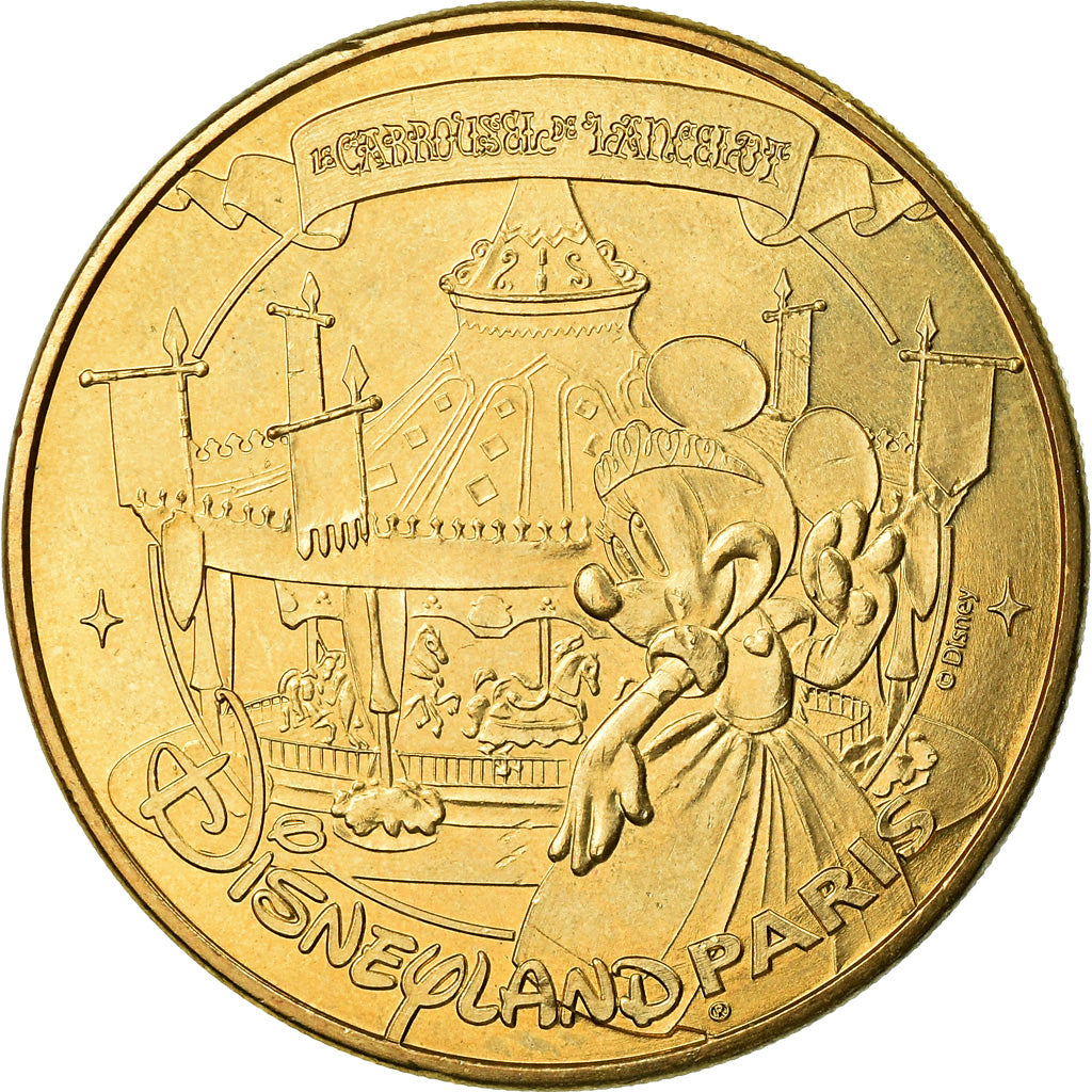Francia, Token, Touristic token, Disneyland n° 23 -  Minnie le Carrousel de
