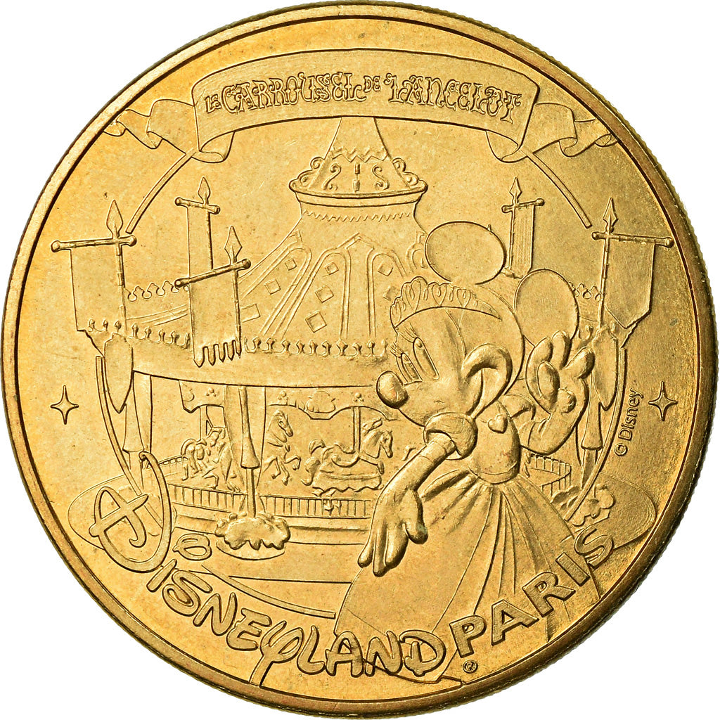 Francia, Token, Touristic token, Disneyland n° 23 -  Minnie le Carrousel de