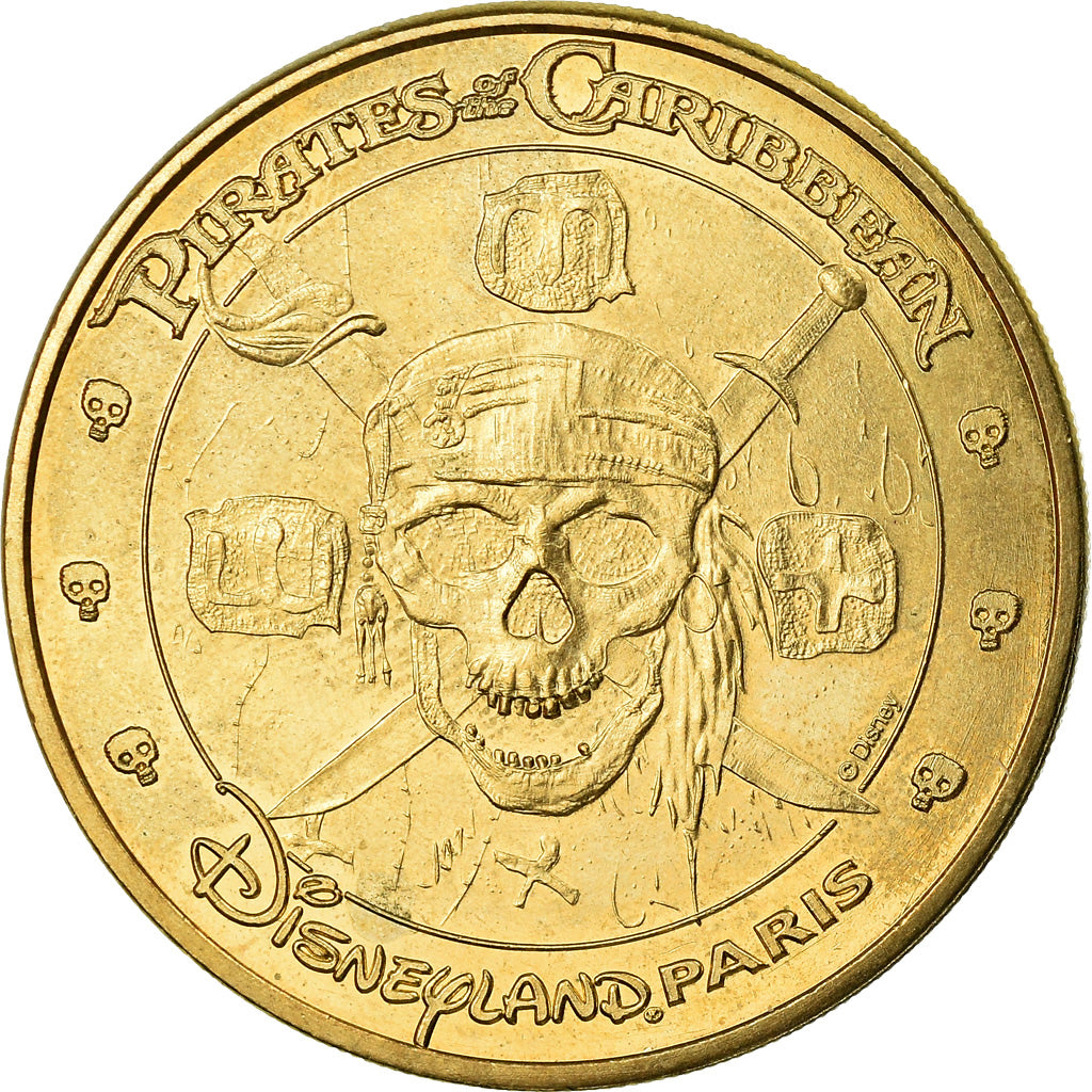 Frankreich, Token, Touristic token, Disneyland n°27 - Pirates of the Caribbean