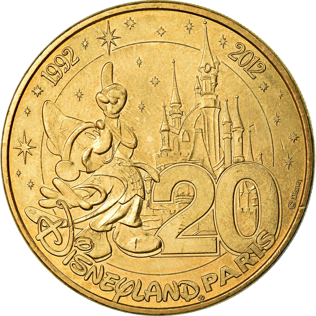 França, Token, Token turístico, Disneyland n°30 - 20 ans, Artes e Cultura