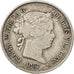 Spain, Isabel II, 40 Centimos, 1867, Cadiz, EF(40-45), Silver, KM:628.2