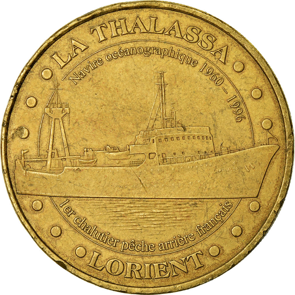 France, Token, Touristic token, Lorient -  Musée Bateau Thalassa, Arts &