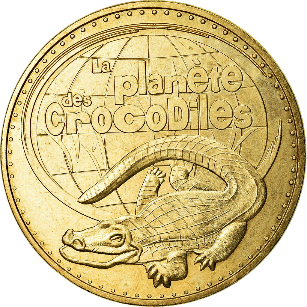 France, Token, Touristic token, Civaux- La planète des crocodiles, Arts &
