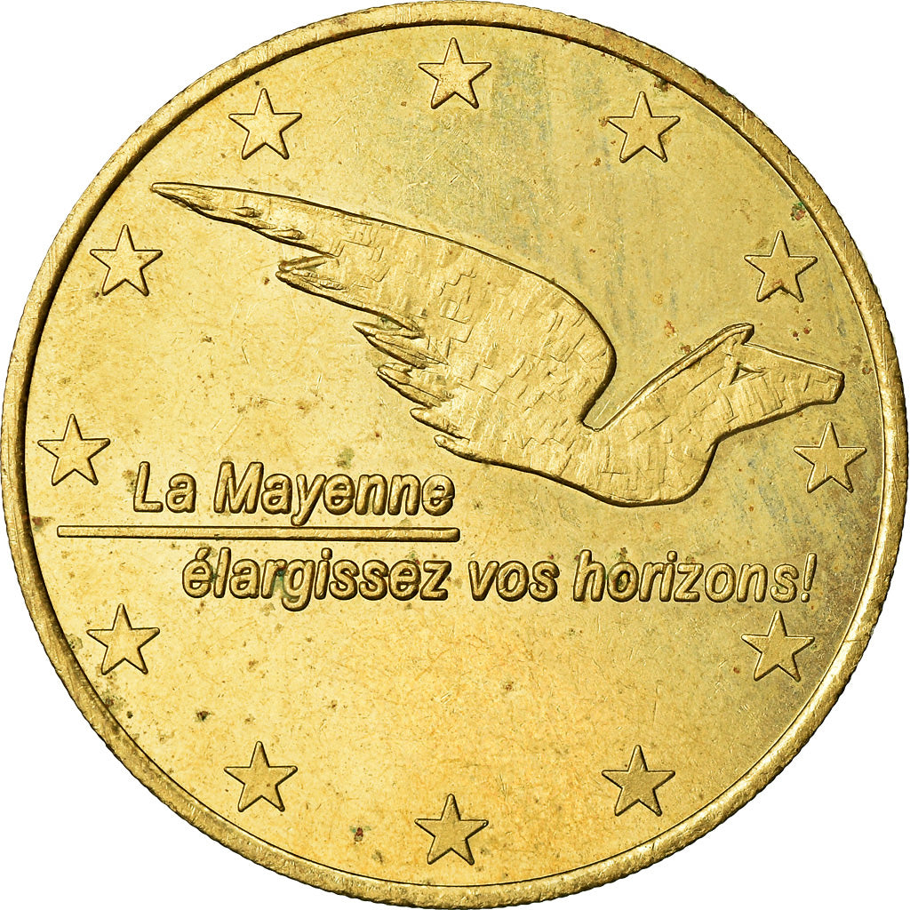 Frankreich, 1 Euro, Département de la Mayenne, 1997, SS, Cupro-nickel Aluminium