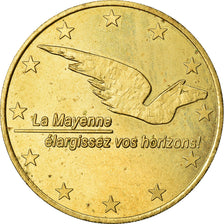 Francja, 1 Euro, Département de la Mayenne, 1997, EF(40-45), Miedzionikiel