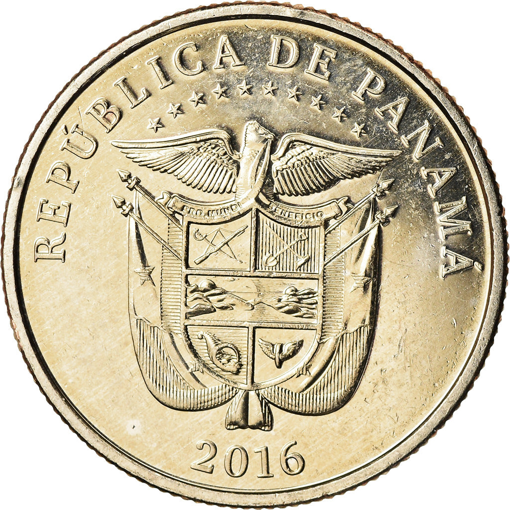 Coin, Panama, Agrandissement du Canal, 1/4 Balboa, 2016, MS(65-70)