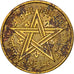 Morocco, Mohammed V, 50 Centimes, 1945, Paris, AU(50-53), Aluminum-Bronze, KM:40