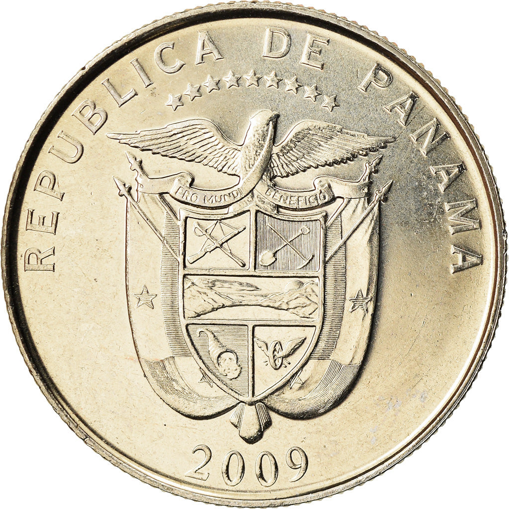 Moneda, Panamá, Banque Nationale, 50 Centesimos, 2009, Royal Canadian Mint, SC