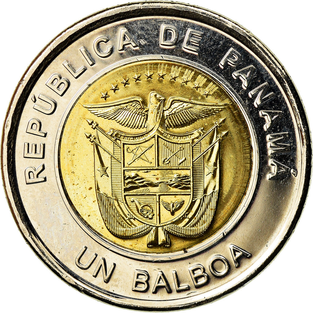 Monnaie, Panama, Eglise San José, Balboa, 2019, SPL, Bi-Metallic