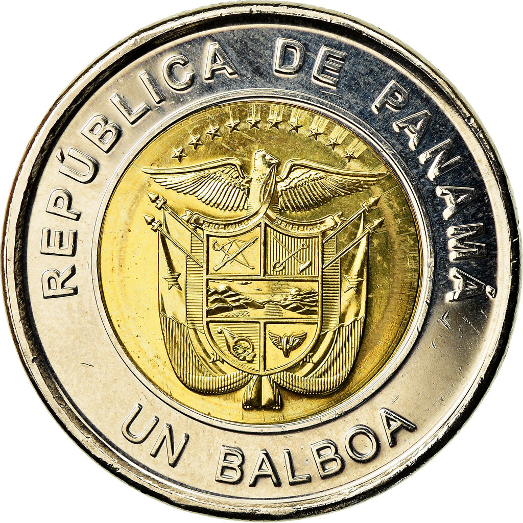 Moneda, Panamá, Eglise San José, Balboa, 2019, SC, Bimetálico