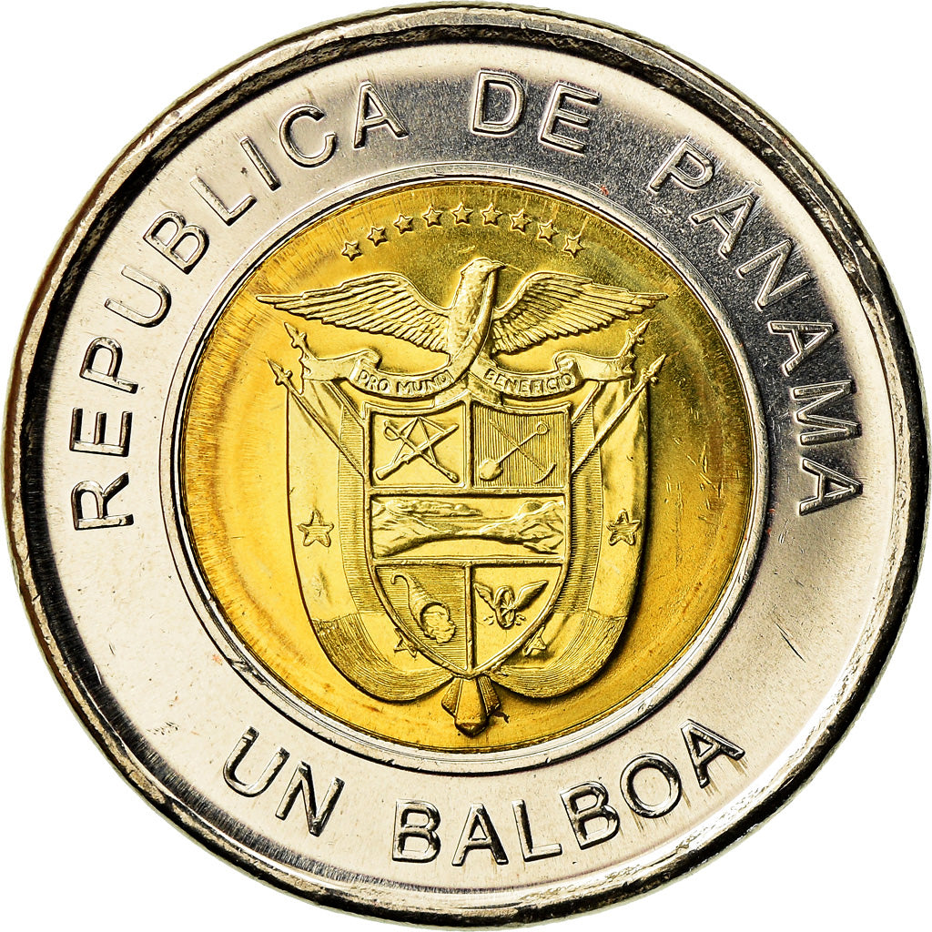 Coin, Panama, Vasco Nunez, Balboa, 2011, Royal Canadian Mint, MS(63)