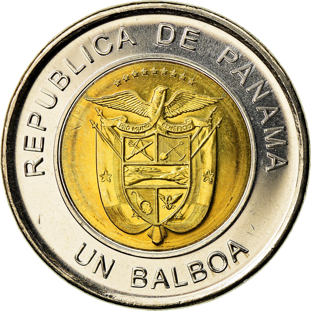 Moeda, Panamá, Vasco Nunez, Balboa, 2011, Royal Canadian Mint, MS(63)