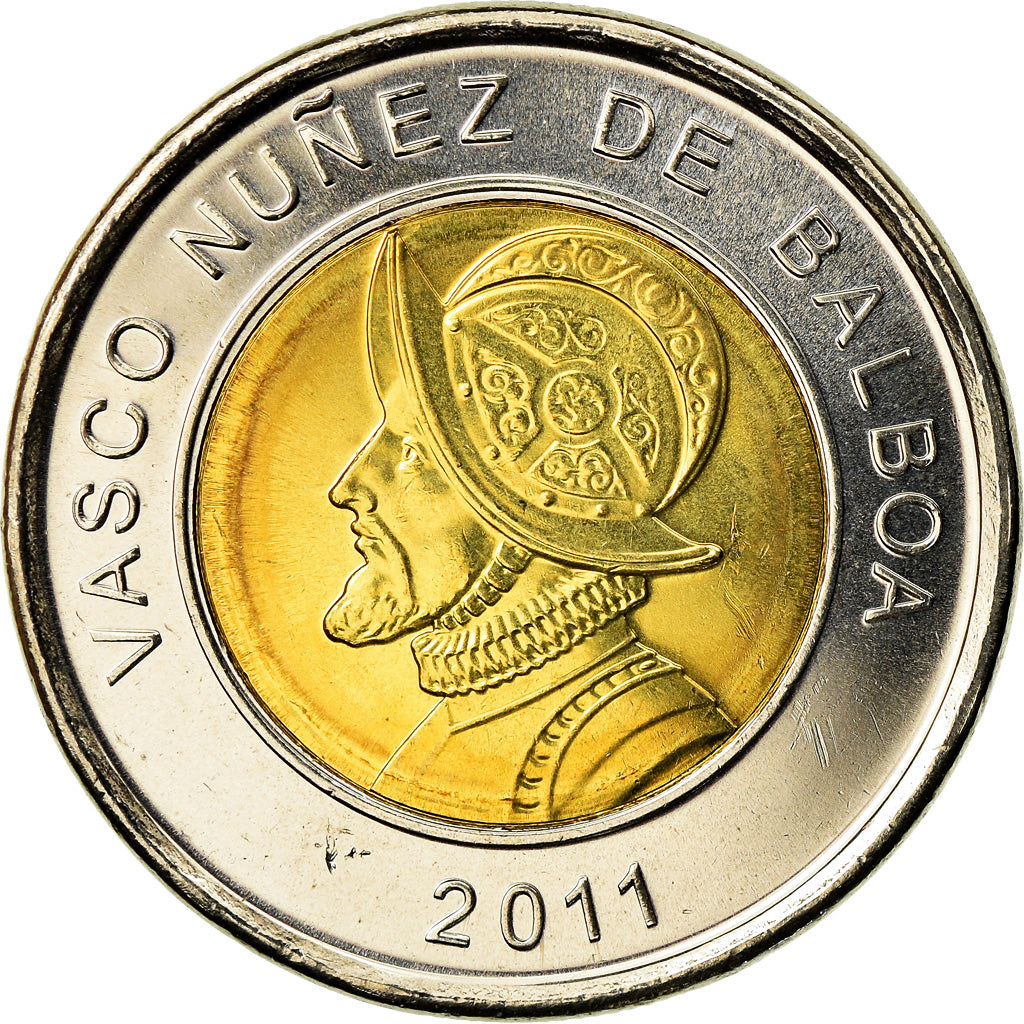 Moneta, Panama, Vasco Nunez, Balboa, 2011, Royal Canadian Mint, SPL