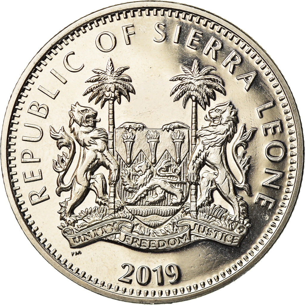 Coin, Sierra Leone, Elephant, Dollar, 2019, British Royal Mint, MS(65-70)