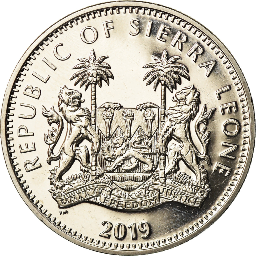 Coin, Sierra Leone, Elephant, Dollar, 2019, British Royal Mint, MS(65-70)