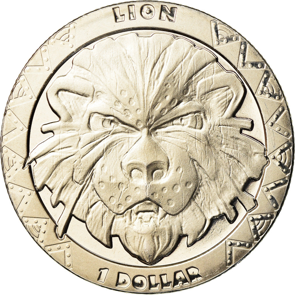 Moneta, Sierra Leone, Lion, Dollar, 2019, British Royal Mint, MS(65-70)