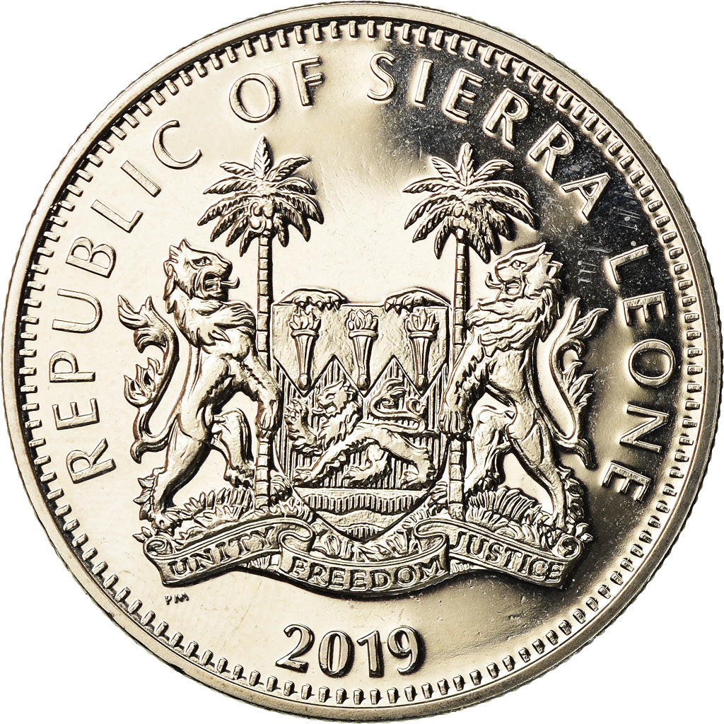 Münze, Sierra Leone, Léopard, Dollar, 2019, British Royal Mint, STGL