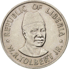 Liberia, 25 Cents, 1976, AU(50-53), Copper-nickel, KM:30