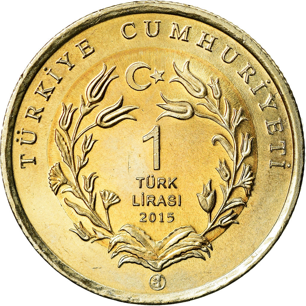 Monnaie, Turquie, Mouflon d'Anatolie, Lira, 2015, SPL, Bi-Metallic