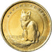 Moneta, Turcja, Chat Angora, Lira, 2015, MS(63), Bimetaliczny
