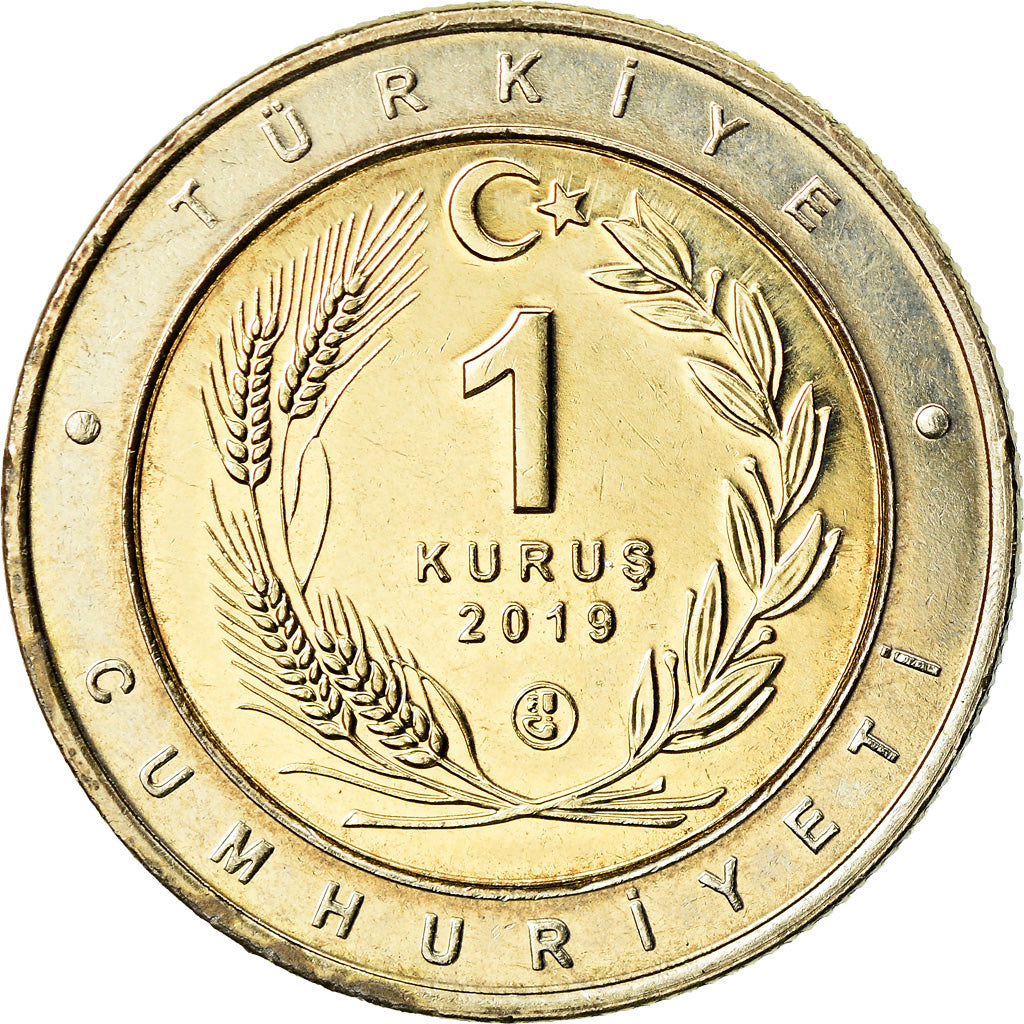 Moneta, Turchia, Tourterelle, Kurus, 2019, SPL, Bi-metallico