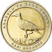 Coin, Turkey, Œdicnème criard, Kurus, 2019, MS(63), Bi-Metallic