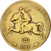 Lithuania, 20 Centu, 1925, King's Norton, EF(40-45), Aluminum-Bronze, KM:74