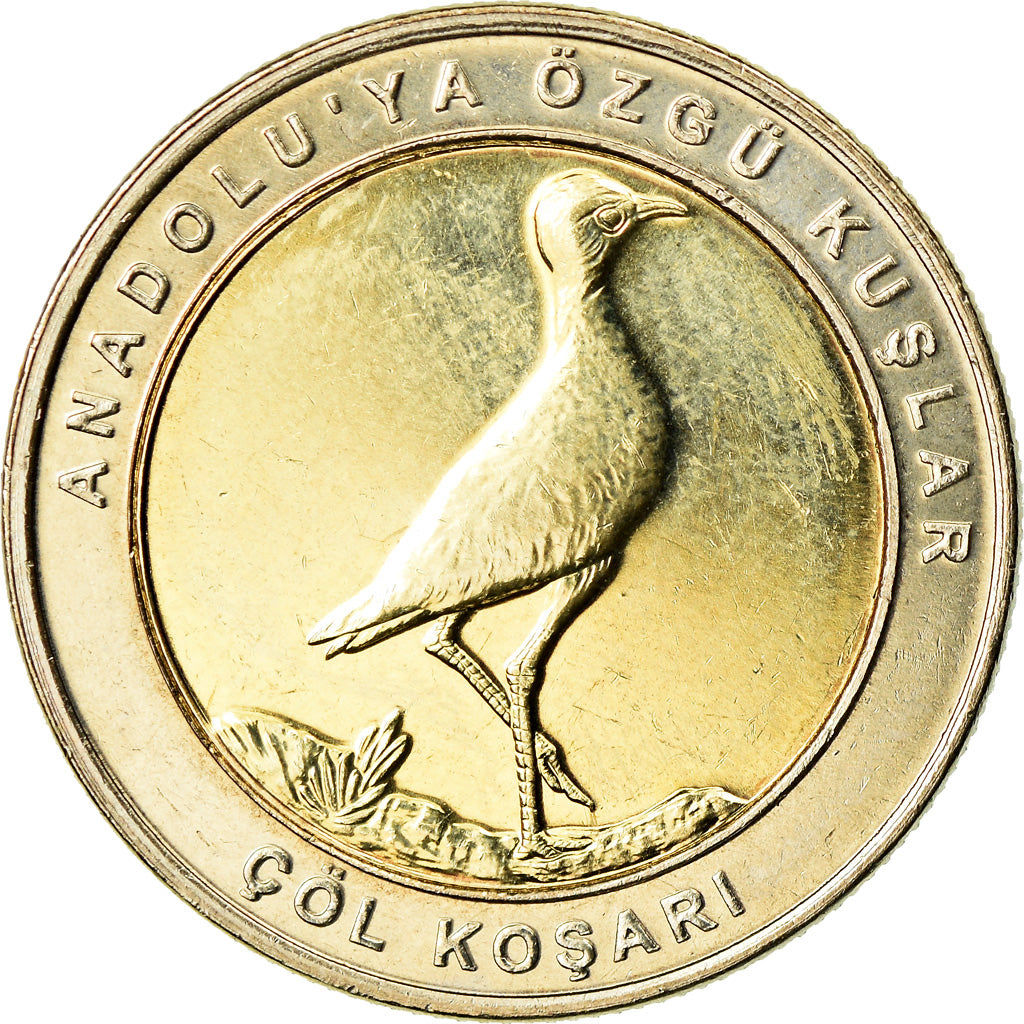 Moneta, Turchia, Courvite isabelle, Kurus, 2019, SPL, Bi-metallico