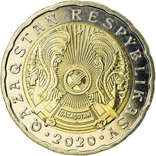 Coin, Kazakhstan, 200 Tenge, 2020, Kazakhstan Mint, MS(63), Bi-Metallic