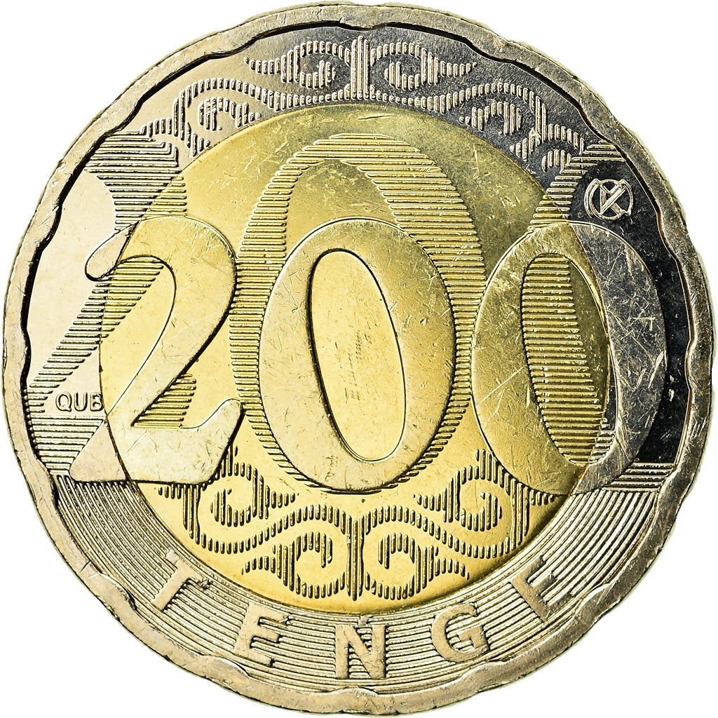 Coin, Kazakhstan, 200 Tenge, 2020, Kazakhstan Mint, MS(63), Bi-Metallic