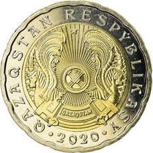 Moneda, Kazajistán, 200 Tenge, 2020, Kazakhstan Mint, SC, Bimetálico